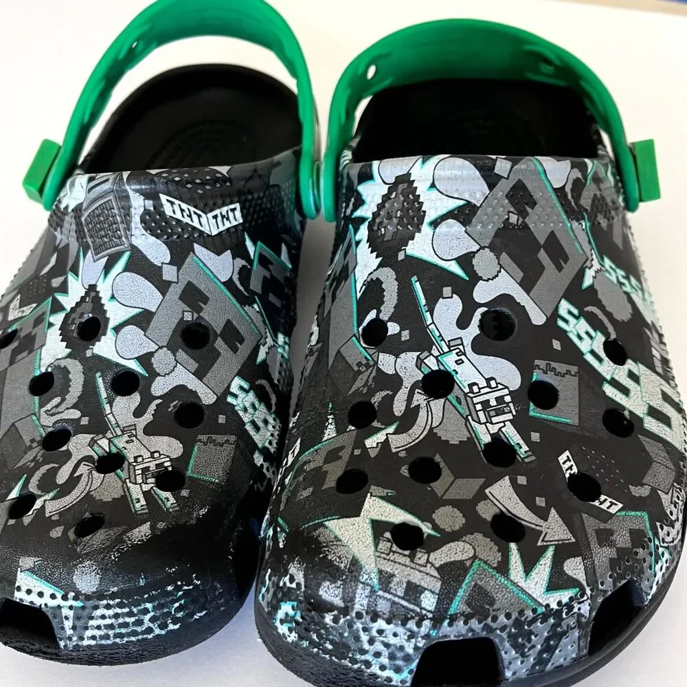 Minecraft Classic Crocs for Unisex US Size 5/7 10